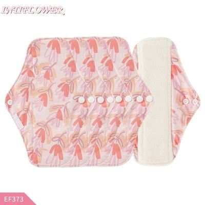 China INTIFLOWER Sanitary Napkin 5pcs/set Menstrual Bamboo Reusable Negative Ion Panties Washable Sanitary Pad Wholesale Super Absorbent Liners for sale