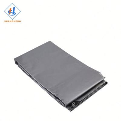 China Double faced plastic tarpaulin silver pe tarpaulin baler for sale