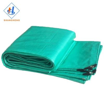 China Double Layered Tarpaulin PE Tarpaulin Netting Producer for sale