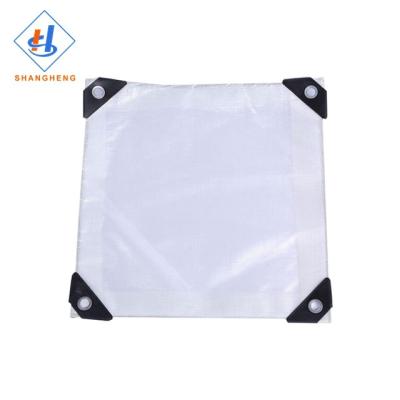 China Double Faced Plastic Pe Tarpaulin Pe Roll White Pe Tarpaulin Customized for sale