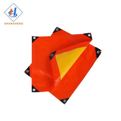 China Double Faced PE Poly Tarpaulin Plastic Truck Tarpaulin for sale