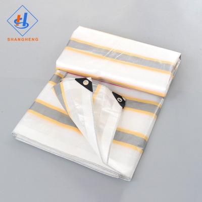 China Tarpaulin Stripes Vietnam Double Faced Plastic Tarpaulin Canvas Sizes And Prices Pe for sale