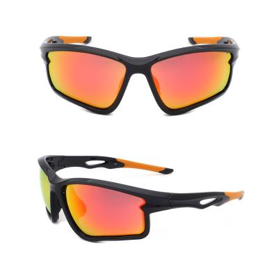 China Sports Sunglasses black mens square frame mirror lens vintage bike sunglasses 2021 outdoor sports for sale