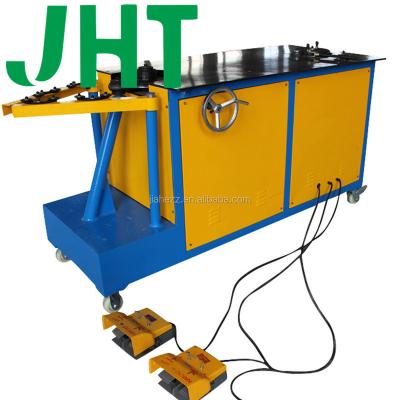 China Manual AIR DUCT PIPE JHT Brand HVAC Air Duct Round Elbow Making Machine for sale