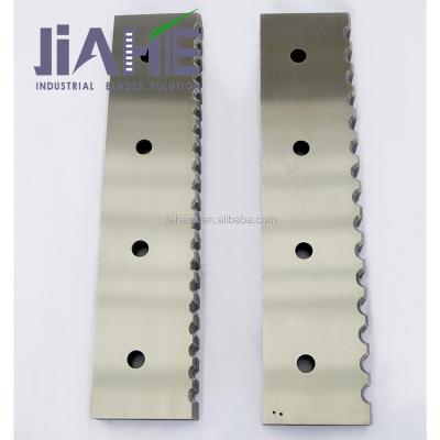 China metallurgy JIAHE LD material, HMB, H13K profile shear knives use in iron and steel factory for sale