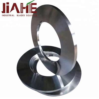 China D2 Disc Slitter Slitting Blades For Cutting 6CrW2Si Metal Round Cutter Blade For Meat Cutting Machine for sale