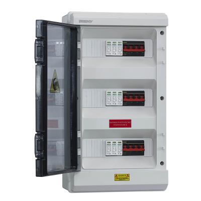 China solar PV combiner box for 6 string solar panel PV array DC combiner box BHS-6/3 1000V for sale