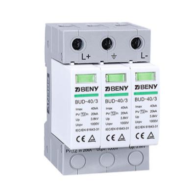 China LOW VOLTAGE SPD Surge Protection Device 1000V - 2 DC SPD Type For Solar PV Application for sale