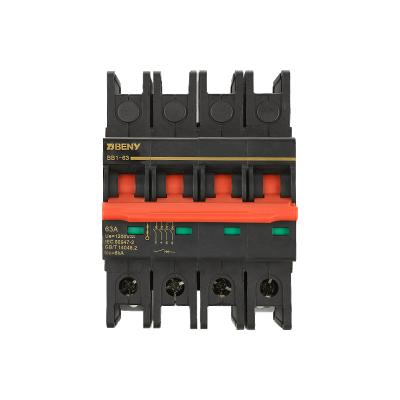 China Miniature Circuit Breaker DC MCB 1-63A 1200V For Solar PV 4.5kA for sale