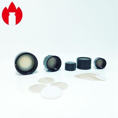 China 13 mm 18 mm schwarze PP-Schraubkappen mit Gewinde zu verkaufen