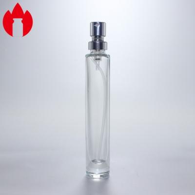 China 10ml Clear Crimp Neck Pump Spray Perfume Glass Bottle for sale