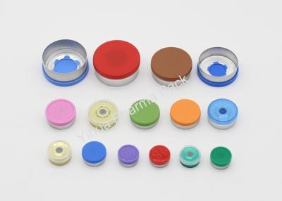 China Vial Caps 13mm 20mm 32mm Pharmaceutical Aluminum Plastic Flip Off Vial Cap for sale