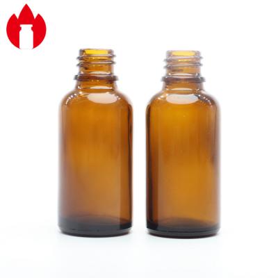 Cina bottiglie del contagoccia dell'olio essenziale di 30ml Amber Screw Top Vials Glass in vendita