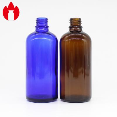 China des Phiolen-Glasätherischen öls 100ml Amber Or Blue Screw Top Flaschen zu verkaufen