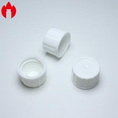 China Druck-Schrauben-Plastikkappe 18mm pp. weiße verlegte zu verkaufen