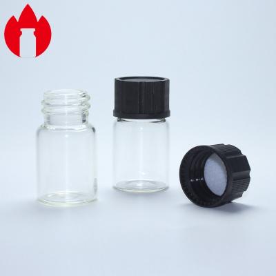 Chine Impression des fioles 7ml en verre avec l'estampillage chaud en plastique de couvercles à visser à vendre