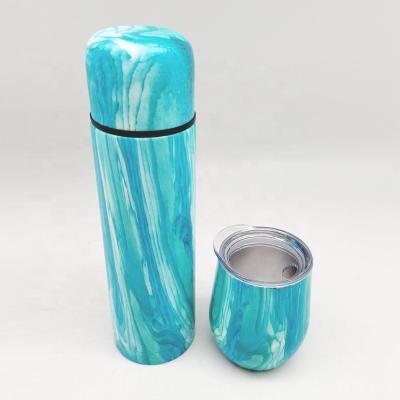 China Viable Hot Selling Small MOQ Amazon And Yerba Drinking Vacuum Water Bottle Mate Cup Set With Brush Straw for sale