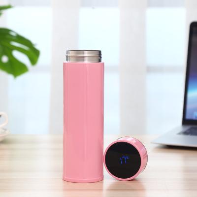 China 500ml/17oz PORTABLE 304 Perfect for Termo Hot and Cold Smart Vacuum Insulated Stainless Steel Water Bottle with LED Temperature Display for sale