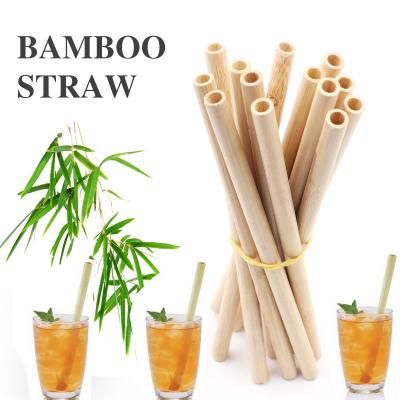 China Viable Customize Laser Logo Reusable, Bamboo Biodegradable Drinkable Straw With Straw Cleaning Brushes / for sale