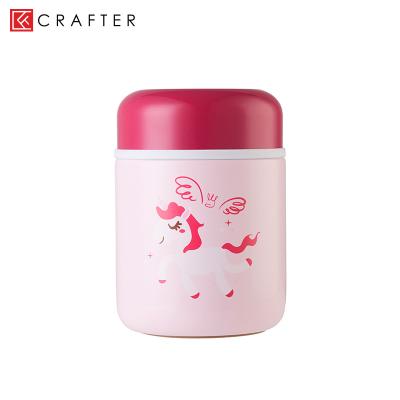 China Modern 300ml can be customized logo stainless steel insulated food jar for kids for sale