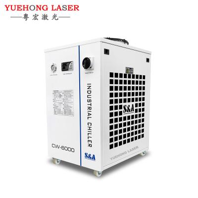 China Industrial Fiber Laser Cutting Machine Water Cooling Refrigerator CW6000 220V~110V 50Hz 3000W Cooling Capacity For Fiber Laser Cutting Machine for sale