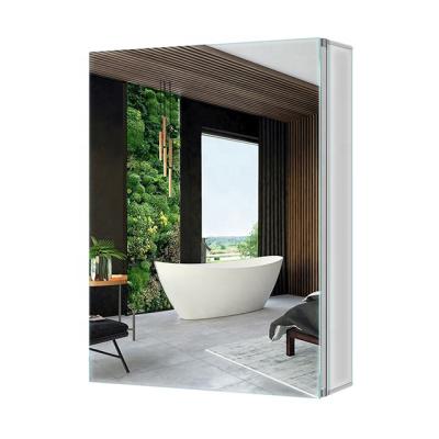 China Best Selling Modern Bathroom Mirror Cabinet With Large Storage And Adjustable Shelves for sale