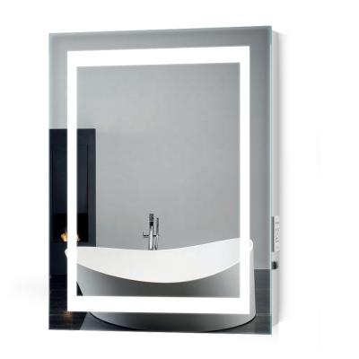 China Modern Luxury Illuminated LED Light Mirror Bathroom Wall Mirror for sale