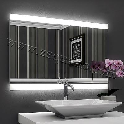 China Lighted rectangle mirror shape and modern high quality LED backlit mirror for sale