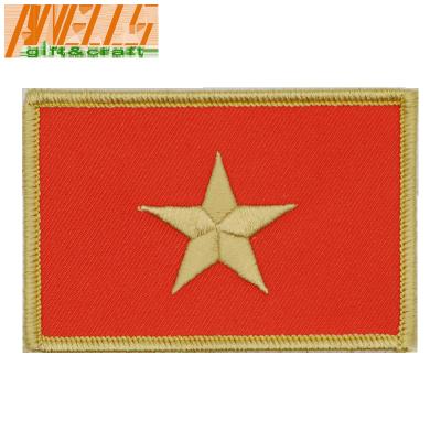 Κίνα Morocco Flag Patch Morale Tactical Moroccan Sew-On Travel Embroidery Patches προς πώληση