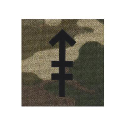 China Custom Camo Fabric IR Patch Twill Infrared Light Machine Gun Patches zu verkaufen