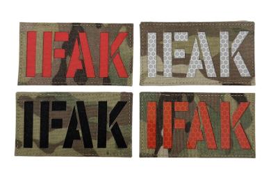 China GP Gear Laser Cut IFAK custom camo fabric material twill flag Patches zu verkaufen