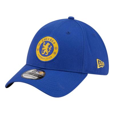 China Blue Color Embroidered Logo Cap With Pre Curved Brim Chelsea Football Club 9FORTY Marbled Baseball Cap zu verkaufen