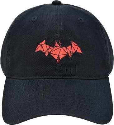 China Whimsical Halloween Vampire Bat Embroidered Baseball Cap Cotton Embroidered Logo Cap Curved Visor Te koop