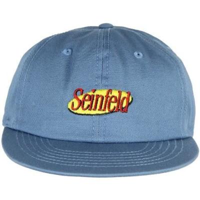 Cina Seinfeld TV Sitcom Classic Logo Cappello Nero Snapback Direttore Fan Cap Uomo Nuovo in vendita