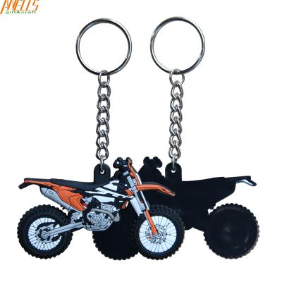 China Chave de borracha colorida Ring Complicated Design Silicone Keychain à venda