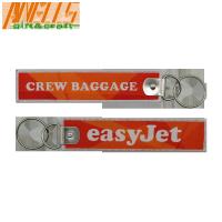 China Beira piloto de Aviation Airplane Logo Woven Keyring Aircraft Merrowed à venda