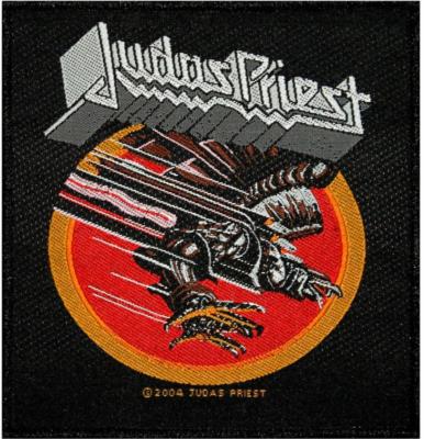 China Eisen auf gestickten gesponnenen Flecken Judas Priest Screaming For Vengeance zu verkaufen