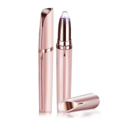 China Mini Household Car Eyebrow Trimmer Portable Electric Lady Makeup Facial Epilator for sale