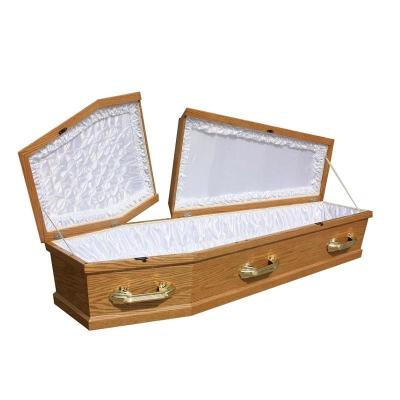 China Customization American Style Customized Coffin Casket Velvet White Lining Embroidery For Adult OEM for sale