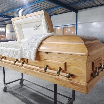 China Customization popular redar wood wholesale caskets and coffins supplied for sale