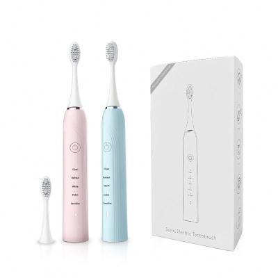 China Top 20 OEM Battery Operated Hot Products LED Blue Light Teeth Whitening Sonic Soft Battery Operated Smart Toothbrush for sale