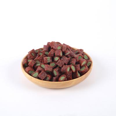 China Sustainable Natural Healthy Beef / Lamb Meat Cube Snacks For Dog Food Factory for sale