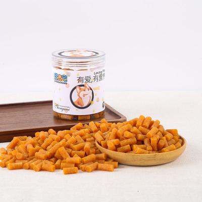 China OEM / ODM Sustainable Sweet Potato Kernels For Training Rewards Dog Treats Soft Chew Plant for sale