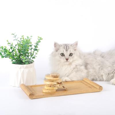 China Cat Treat Sustainable Nutritional Dog Treats Chicken&Salmon Patties Freeze Dried Food for sale