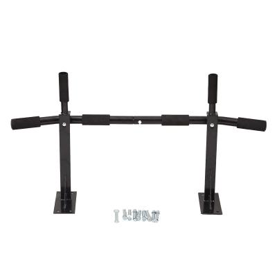 China Horizontal Bar Trainer High Quality Fitness Door Gym Dip Stand Dip Rack Pull Up Dip Lift The Parallel Bar for sale