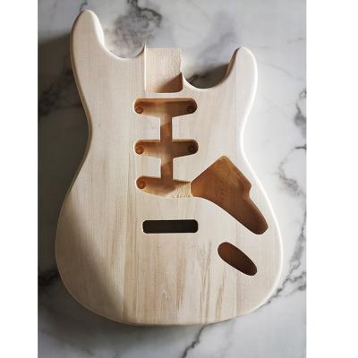 China Wholesale Unfinished Start SSS Basswood DIY GUITAR Electric Guitar Body For Guitar Building Kits for sale