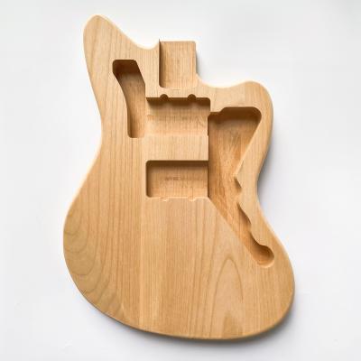 China Wholesale Leopard Style GUITAR Alder Electric Guitar Unfinished Body For DIY Guitar Building Kits for sale