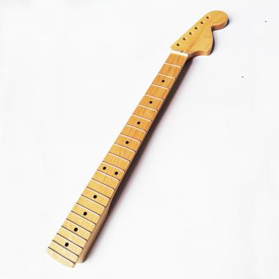 China GUITAR Custom 22 Fret Vintage Maple Start ST Guitar Neck With Big Headstock For Electric Guitars Kits for sale