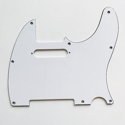 China White TL 3Ply Scratch Plate Nashville TL Guitar Pickguard With Pickup Route For Electric Guitar Parts for sale