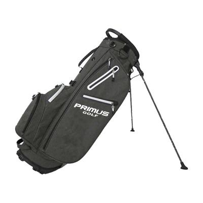 China OEM Portable Gray Light Weight Customized Logo Gray Polyester Custom Color Premium Golf Stand Bag for sale